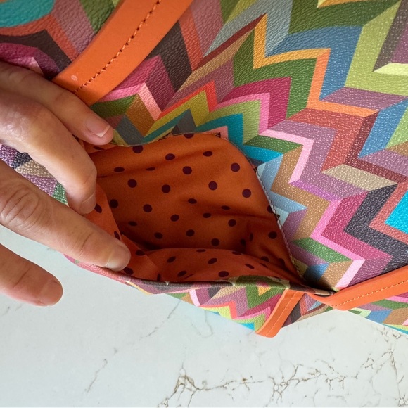 RARE Mackenzie Childs Kaleidoscope Tote Bag - Picture 4 of 16